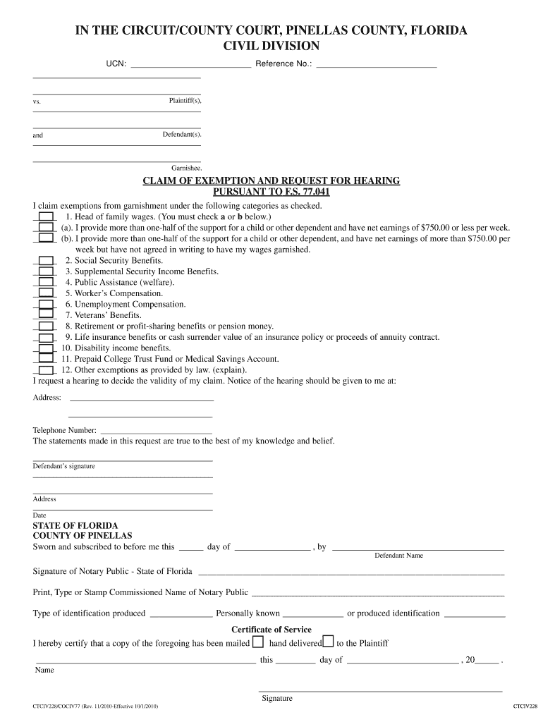 77 041 Fill Out And Sign Printable PDF Template SignNow