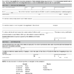 California Application For Temporary Smog Exemption For A Vehicle