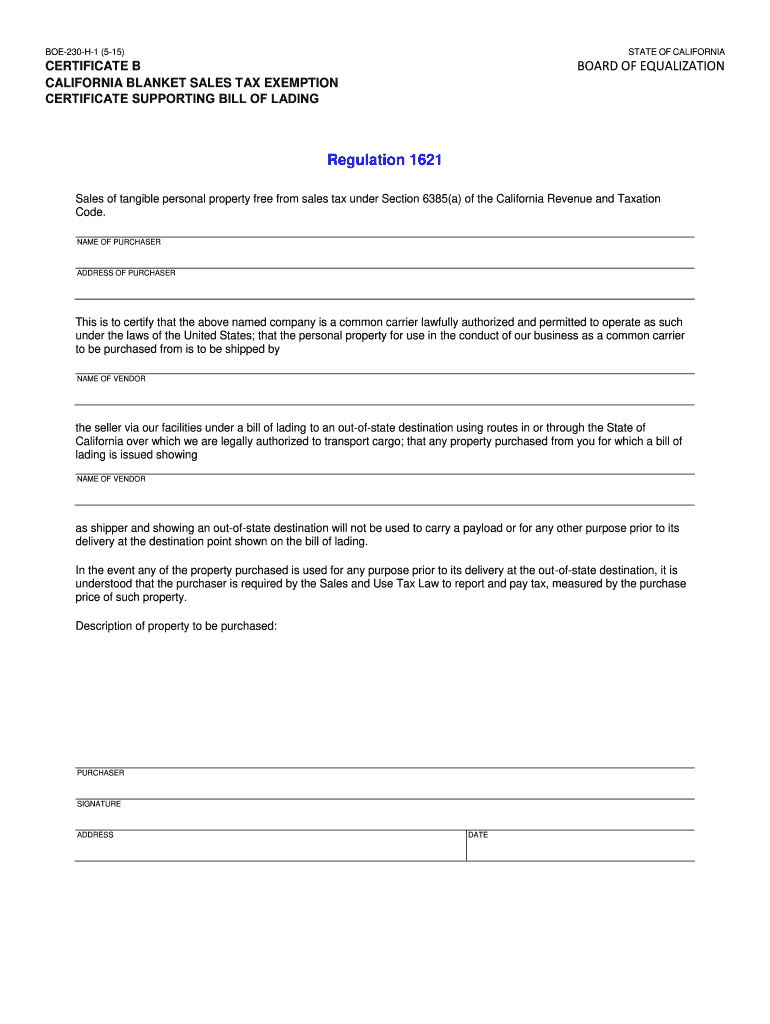 California Tax Exempt Certificate Fill Online Printable Fillable