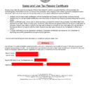 Cerificate Templates Blanket Certificate Of Exemption Form