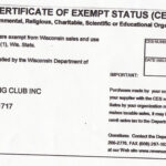 Certificate Of Exempt Status Mukwonago Wrestling Club