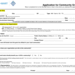 Community Grant Application Form Walmart Download Printable PDF