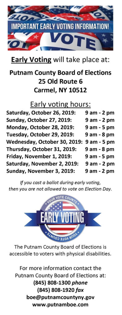 Early Voting Flyer Single