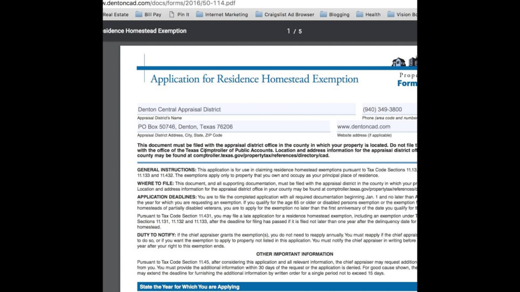 Example Of Homestead Declaration Certify Letter