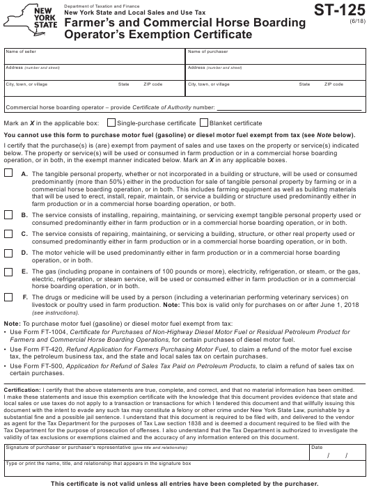 Farmers Tax Exempt Form Ny Farmer Foto Collections