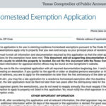 Filing Your Homestead Exemption