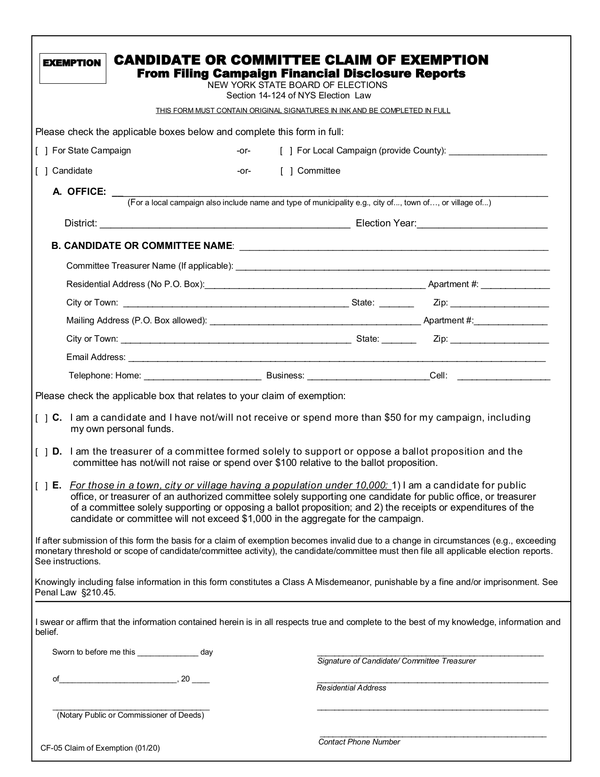 Fill Free Fillable Forms For New York State