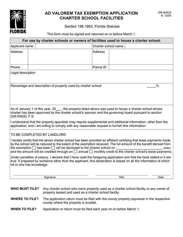 Fill Free Fillable Forms For The State Of Florida