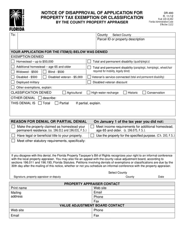 Fill Free Fillable Forms For The State Of Florida