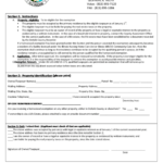 Fillable Application For General Homestead Exemption Printable Pdf Download