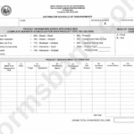 Fillable Form 503 C Distributor Schedule Of Disbursements Printable