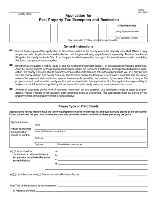 Denton County Property Tax Exemption Form