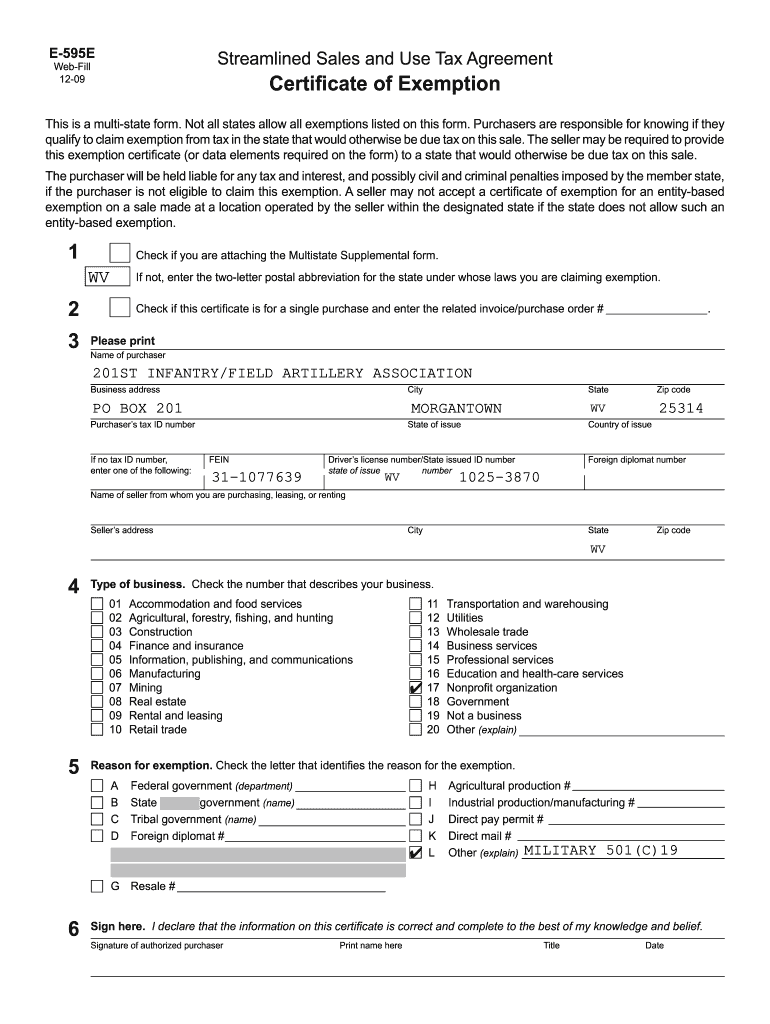 Fillable Online Tax Exempt Formsuddenlinkcom Fax Email Print PdfFiller