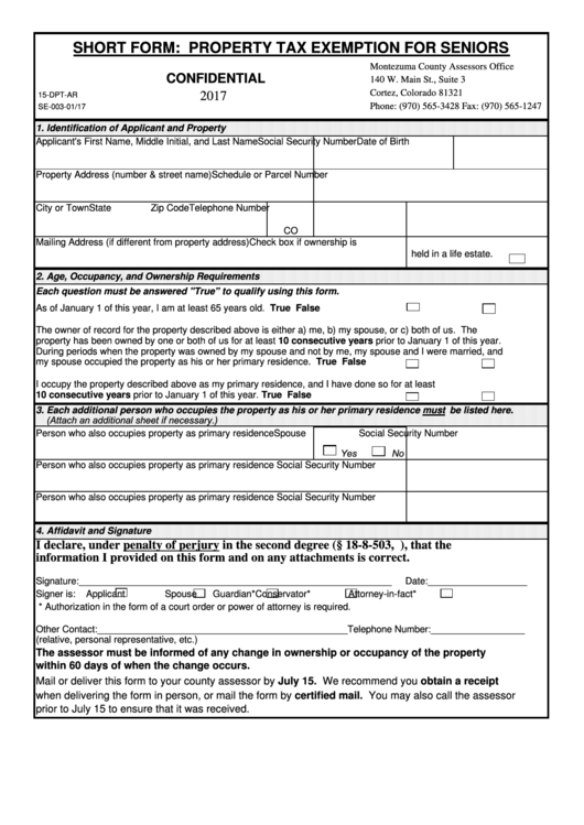Jefferson County Property Tax Exemption Form ExemptForm