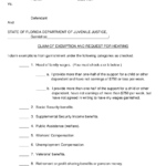 Florida Claim Of Exemption And Request For Hearing Download Printable