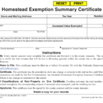 Form 458S Download Fillable PDF Or Fill Online Homestead Exemption