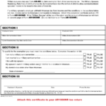 Form AR MS Download Printable PDF Or Fill Online Tax Exemption