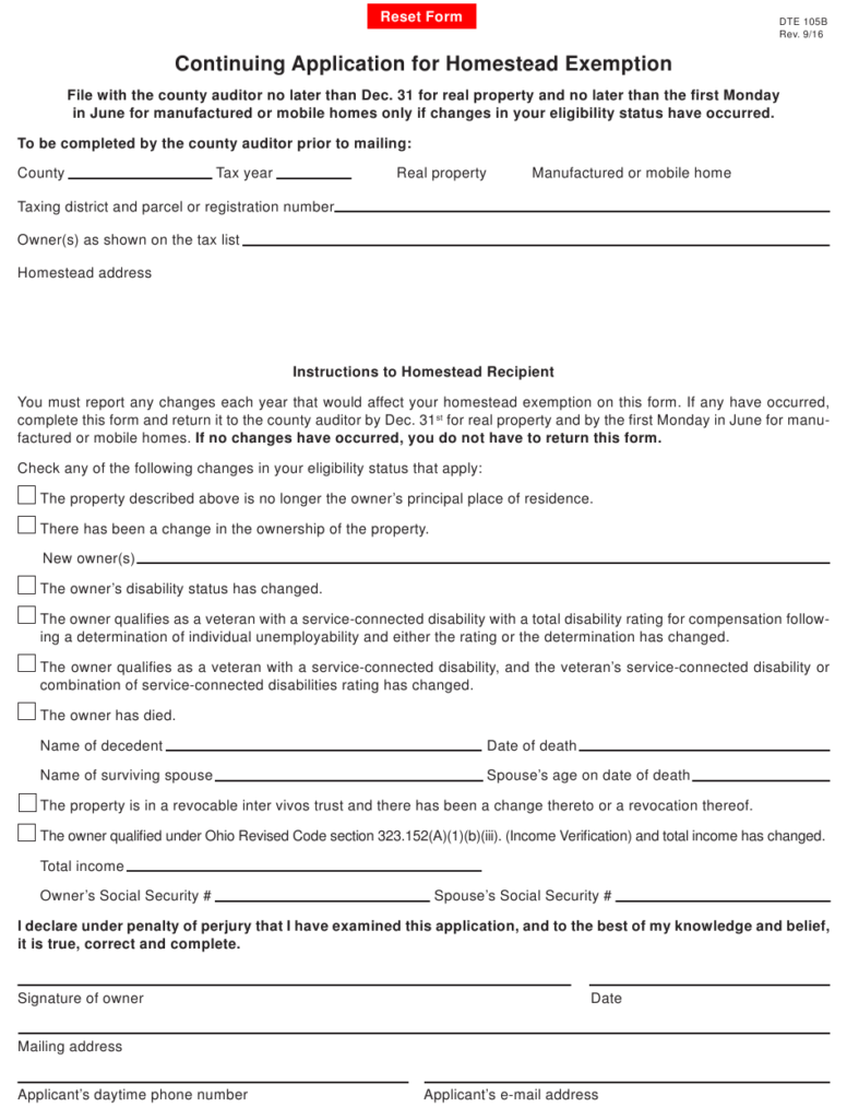 Form DTE105B Download Fillable PDF Or Fill Online Continuing 