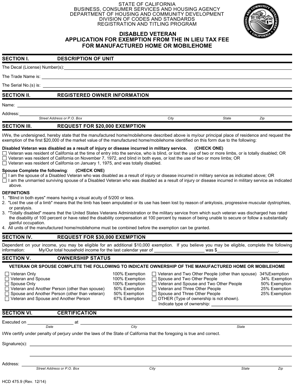 Disability Car Tax Exemption Form ExemptForm