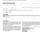 Form Mvu 29 Affidavit In Support Of A Claim For Exemption From Sales