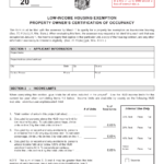 Form PR 231 Download Fillable PDF Or Fill Online Low Income Housing