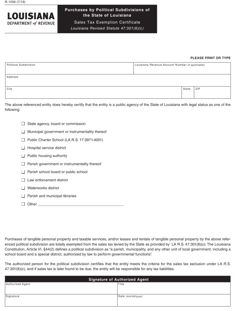 Form R 1056 Download Fillable PDF Or Fill Online Certificate Of Sales 