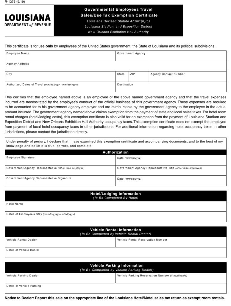 Form R 1376 Download Fillable PDF Or Fill Online Governmental Employees 