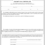 Form ST 4 Download Fillable PDF Or Fill Online Exempt Use Certificate