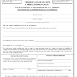 Form ST 8 Download Printable PDF Or Fill Online Certificate Of Exempt