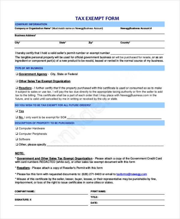 FREE 22 Sample Tax Forms In PDF Excel MS Word