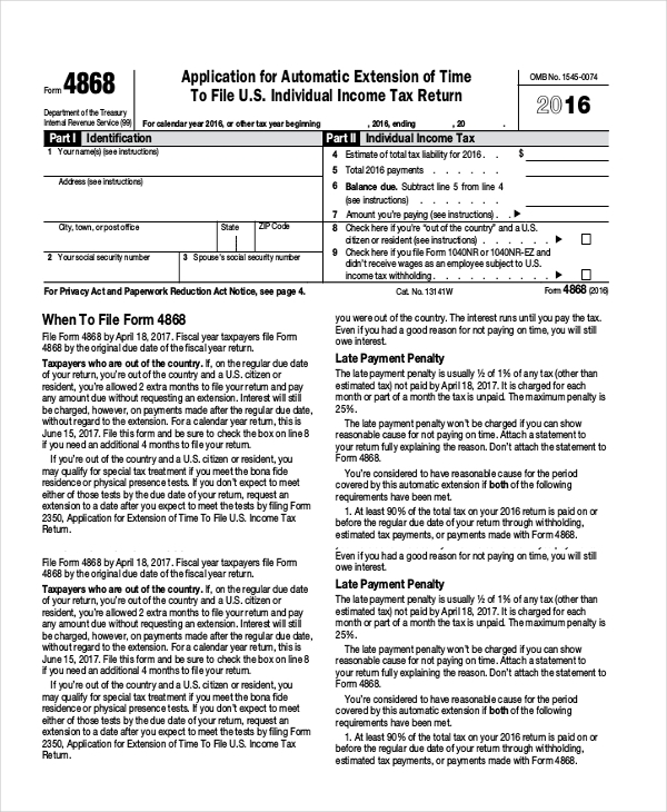 2023 Federal Tax Exemption Form ExemptForm