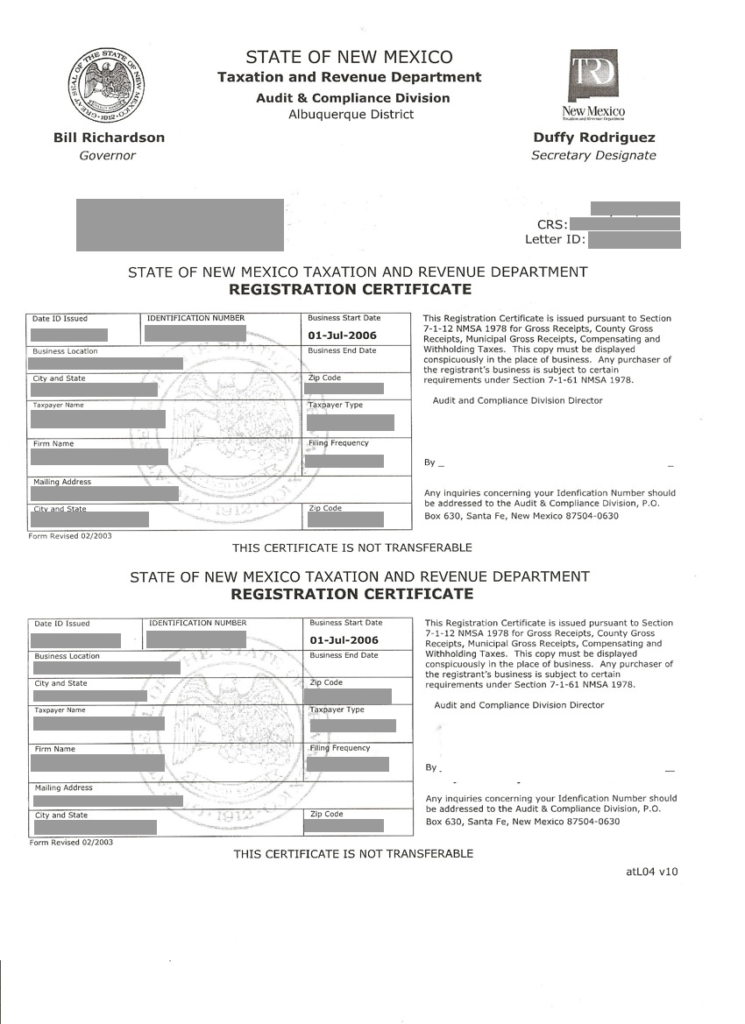 GENCO Marketplace Reseller Terms And Tax Licenses