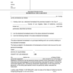 Homestead Declaration Form Los Angeles County Fill Online Printable