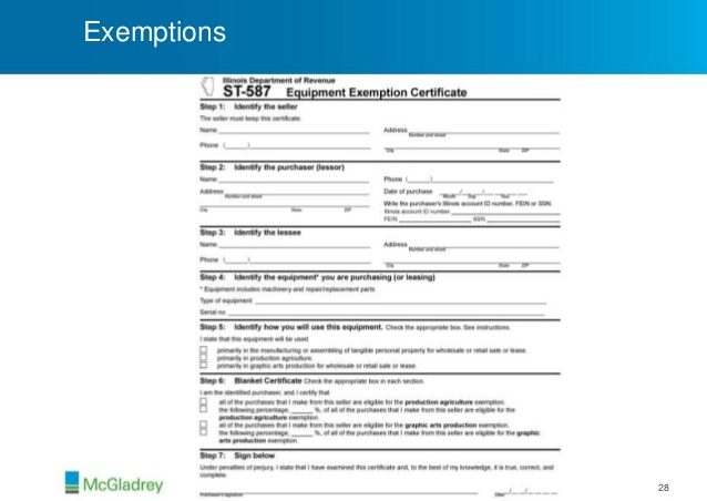 illinois state exemption id number