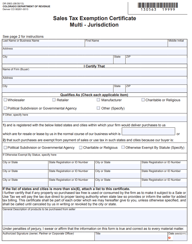 In Fill In Sales Tax Exempt Form 4222