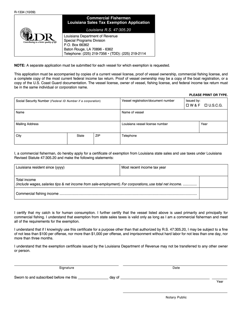 Louisiana Tax Exempt Form Pdf Fill Out And Sign Printable PDF 