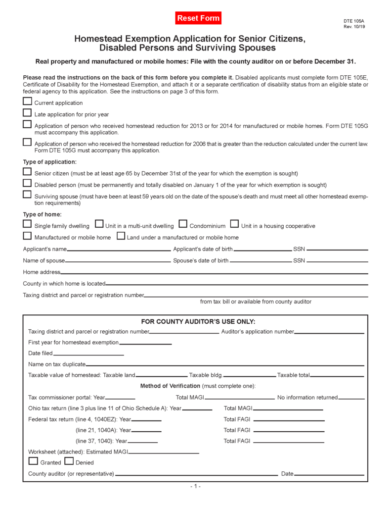 Medina County Auditor Forms