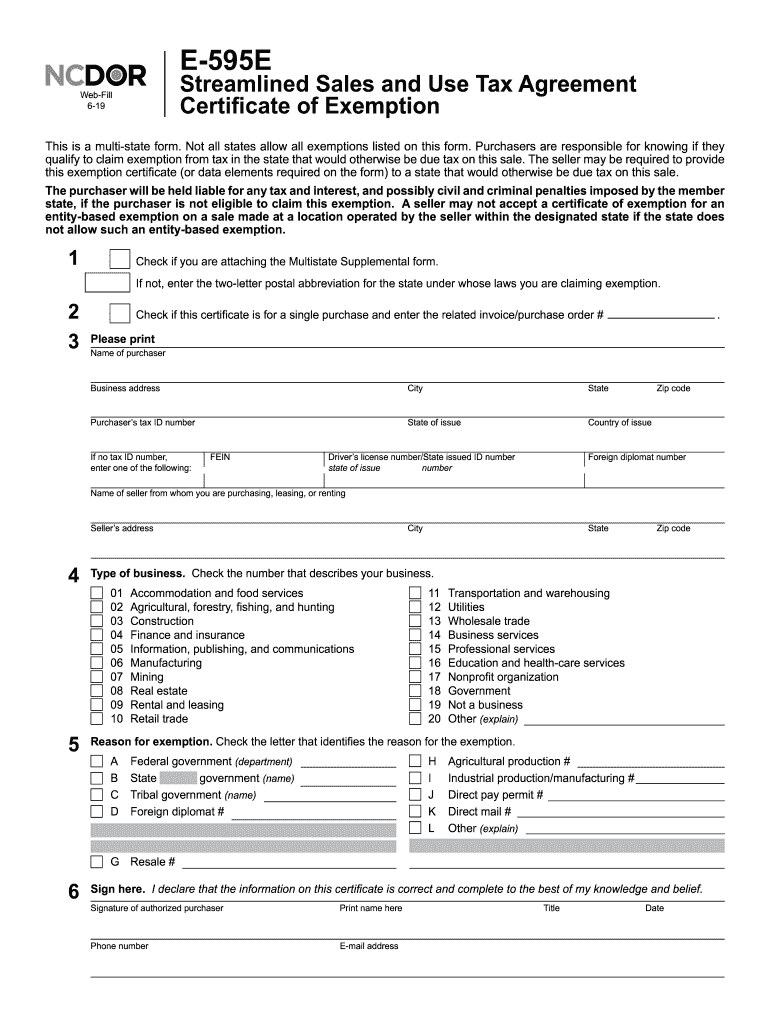 NC DoR E 595E 2019 2021 Fill Out Tax Template Online US Legal Forms