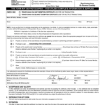 PENNSYLVANIA EXEMPTION CERTIFICATE This Form Cannot Be Used To