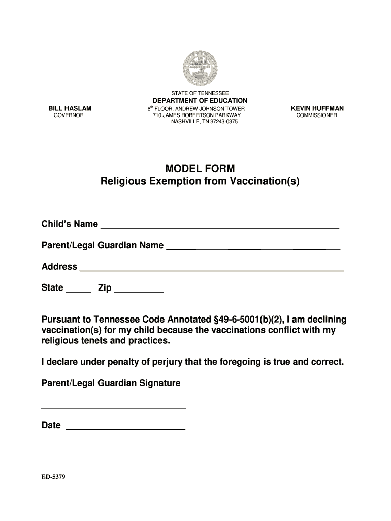 Religious Exemption Form Fill Out And Sign Printable PDF Template 