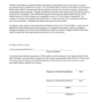 Religious Exemption Vaccination Letter Fill Out And Sign Printable