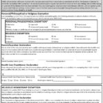 Sample Religious Exemption Letters Form Doh 348 106 Download