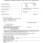 Senior Freeze Exemption Cook County Assessor 2016 Printable Pdf