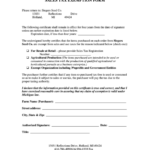 State Of Michigan Sales Tax Exemption Form Siegers Seed Co Printable