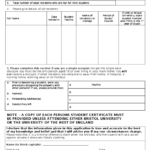 Student Tax Exemption Form UK Free Download