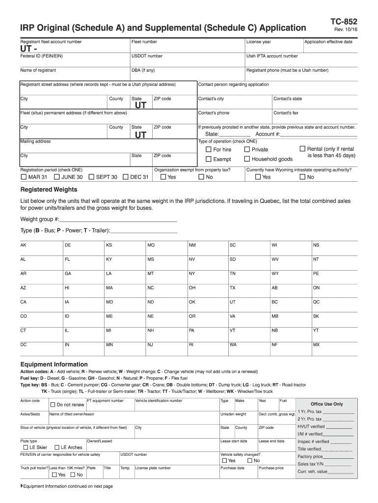 Tc 852 Fill Out And Sign Printable PDF Template SignNow