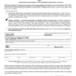 Texas Tax Exempt Certificate Fill And Sign Printable Template Online
