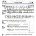 Treasury And IRS Unveil New Form W 4 For 2020 Accounting Today