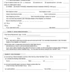 Veterans Property Tax Exemption Application Form Printable Pdf Download