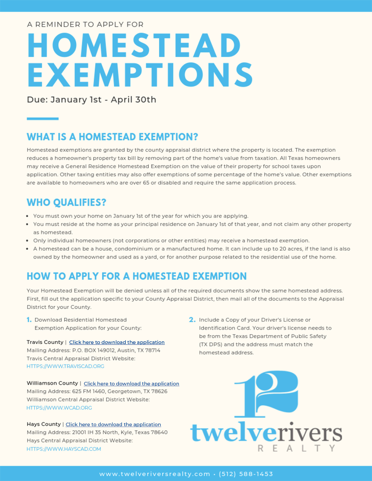Hays County Homestead Exemption Form 2023